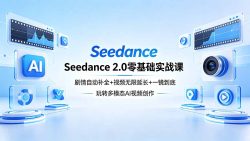Seedance 2.0零基础实战课：剧情自动补全+视频无限延长+一镜到底：玩转多模态AI视频创作
