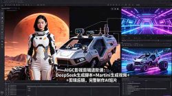 AIGC影视剪辑进阶课：DeepSeek生成脚本+Martini生成视频+剪辑后期，完整制作AI短片