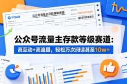 公众号流量主之存款等级赛道，高互动+高流量，轻松达到万次阅读，甚至10w+