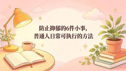 付费文章：防止抑郁的6件小事，普通人日常可执行的方法