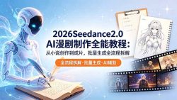 2026Seedance2.0 AI制作全能教程：从小说创作到成片，批量生成全流程拆解
