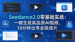 Seedance2.0零基础实战：一键生成高品质AI视频，10分钟出专业级成片
