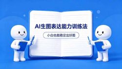 AI生图不是做漂亮图，而是表达能力。这套方法让小白也能稳定出好图