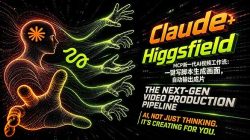 Claude+Higgsfield MCP新一代AI视频工作流：一键写脚本生成画面，自动输出成片