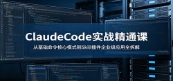 ClaudeCode实战精通课：从基础命令核心模式到Skill插件企业级应用全拆解