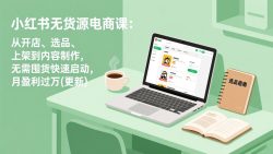 小红书无货源电商课(6月22更新
