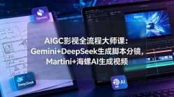 AIGC影视全流程大师课：Gemini+DeepSeek生成脚本分镜，Martini+海螺AI生成视频