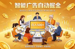 2026年最好做的项目：自动掘金项目，小白轻易上手，单日轻松收入500+【揭秘】