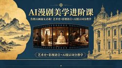 告别AI画面无灵魂！AI漫剧美学进阶课-更新，艺术史+影视语言+AI提示词全教学