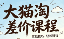 大猫淘差价课程(更新6月)
