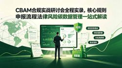 CBAM合规实战研讨会全程实录，核心规则申报流程法律风险碳数据管理一站式解读
