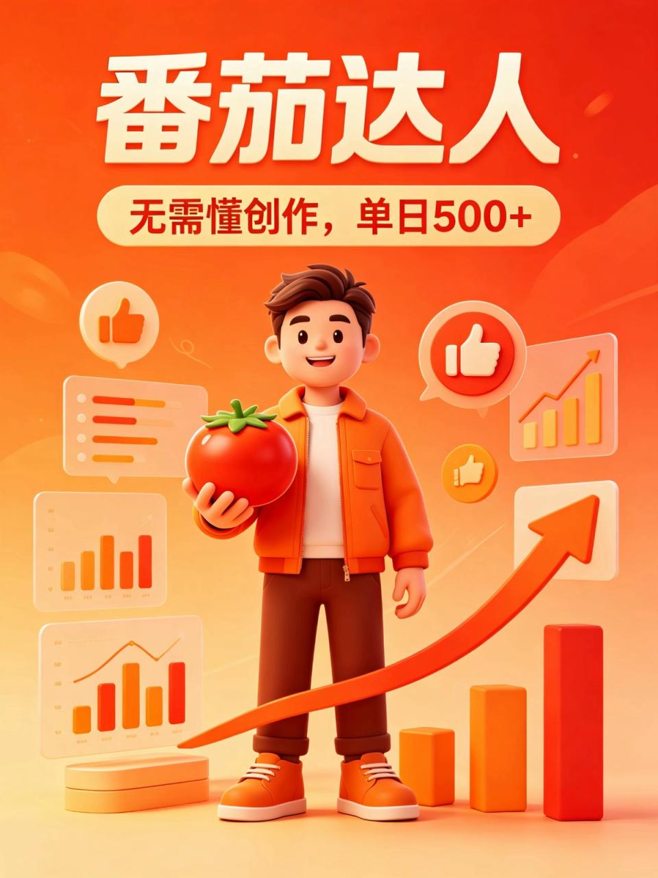 番茄小说达人全自动变现，普通人轻松日入500+