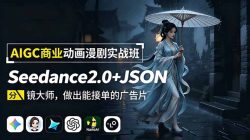 AIGC商业动画漫剧实战班-更新：Seedance2.0+JSON分镜大师，做出能接单的广告片