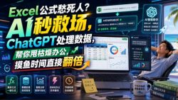 Excel公式愁死人？AI秒救场，ChatGPT处理数据，帮你甩枯燥办公，摸鱼时间直接翻倍【原创双语字幕】