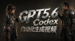 GPT5.6+Codex自动化生成视频全流程实战，从提示词设计、角色设定、封面海报，到视频生成思路与自动化工作流