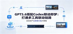 GPT5.6搭配Codex联动即梦：打通多工具联动链路，全自动产出拼接AI短片教程