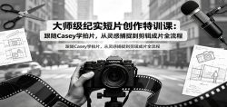 大师级纪实短片创作特训课：跟随Casey学拍片，从灵感捕捉到剪辑成片全流程